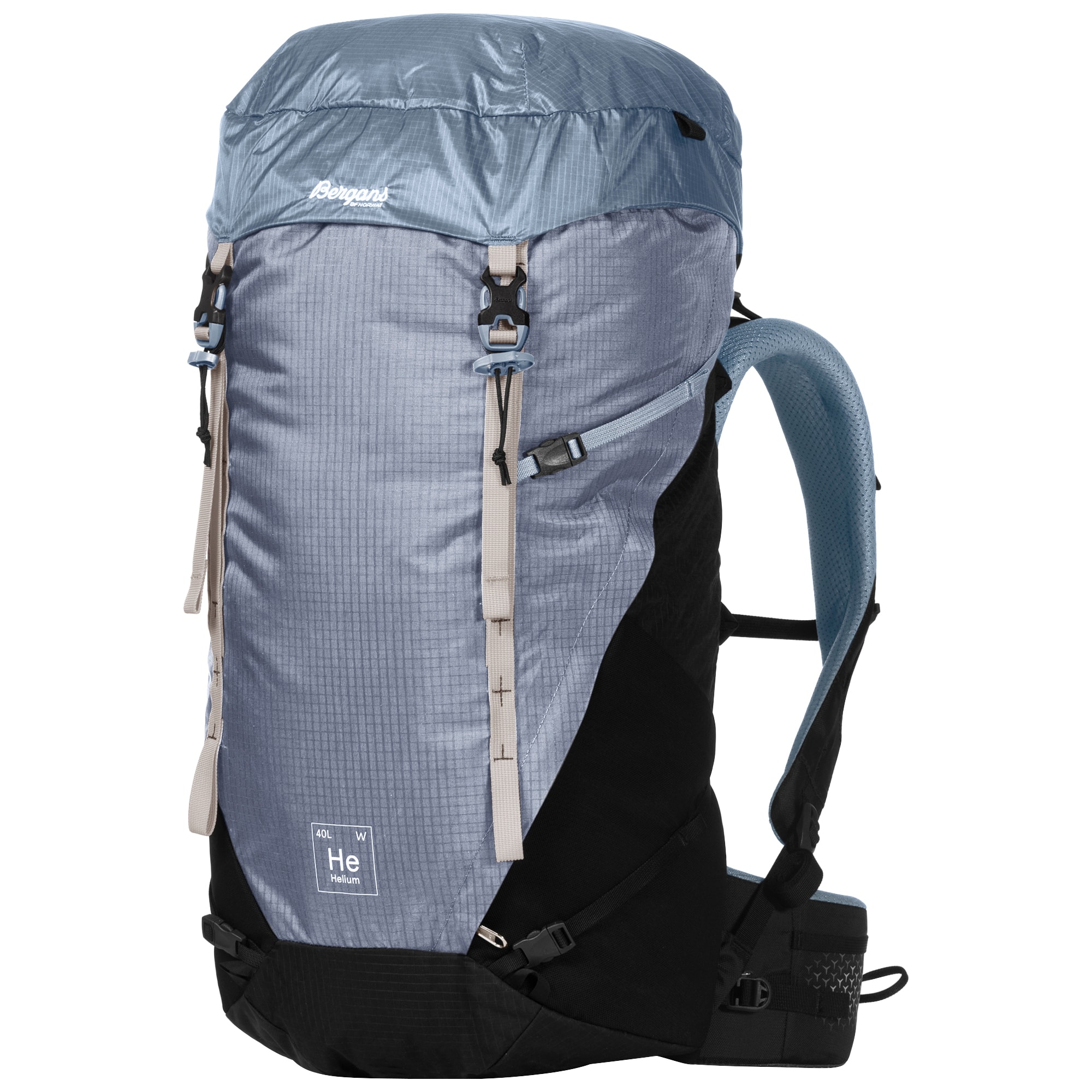 Bergans Helium V5 40L Dam Husky Blue/Black