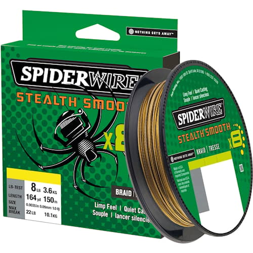 Spiderwire Stealth Smooth 8 0,39 mm 150 m Camo