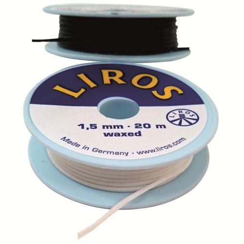 Liros Taglingsgarn 1,5mm 20M Svart
