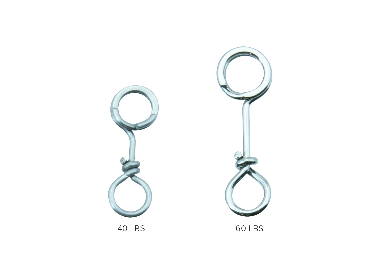 SZ Split ring on a shaft 60lbs 10-pack