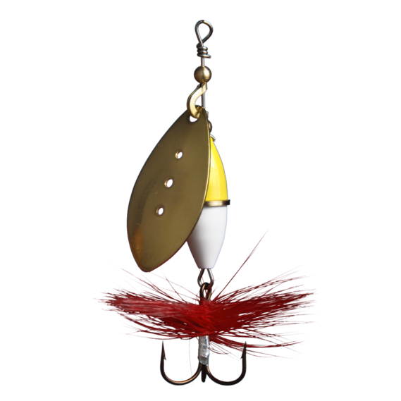 Myran WIPP 10g Browntrout Silver - Gul/Vit