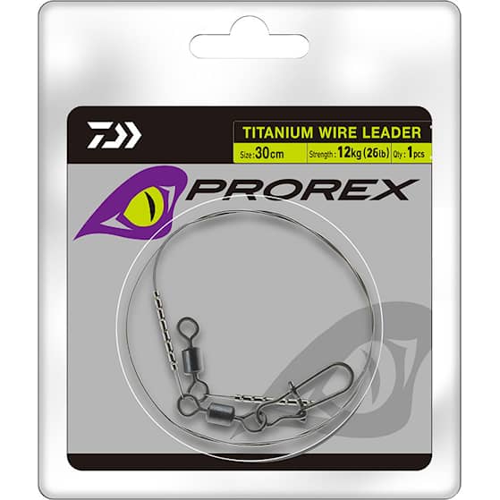 Daiwa Prorex Titanium Wire Leader 30cm 18kg/40Lb