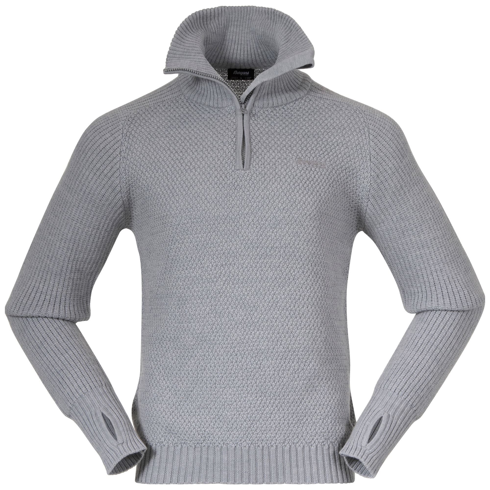 Bergans Ulriken Jumper Herr Magnesium Grey L