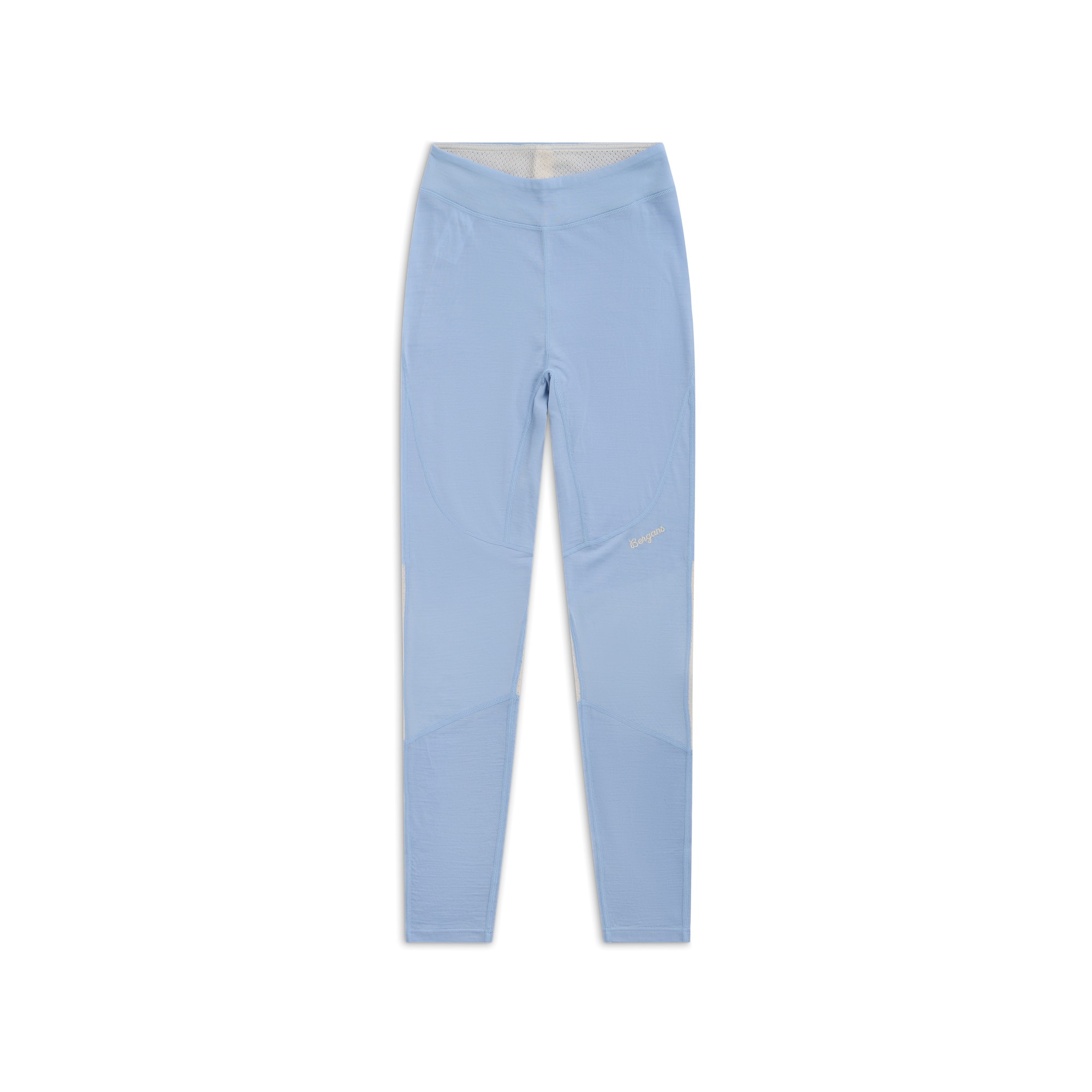 Bergans Inner:Pure Merino Underställsbyxor Dam Light Dusty Blue/Creme