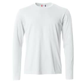 Clique Basic Långärmad tröja Vit - 4XL