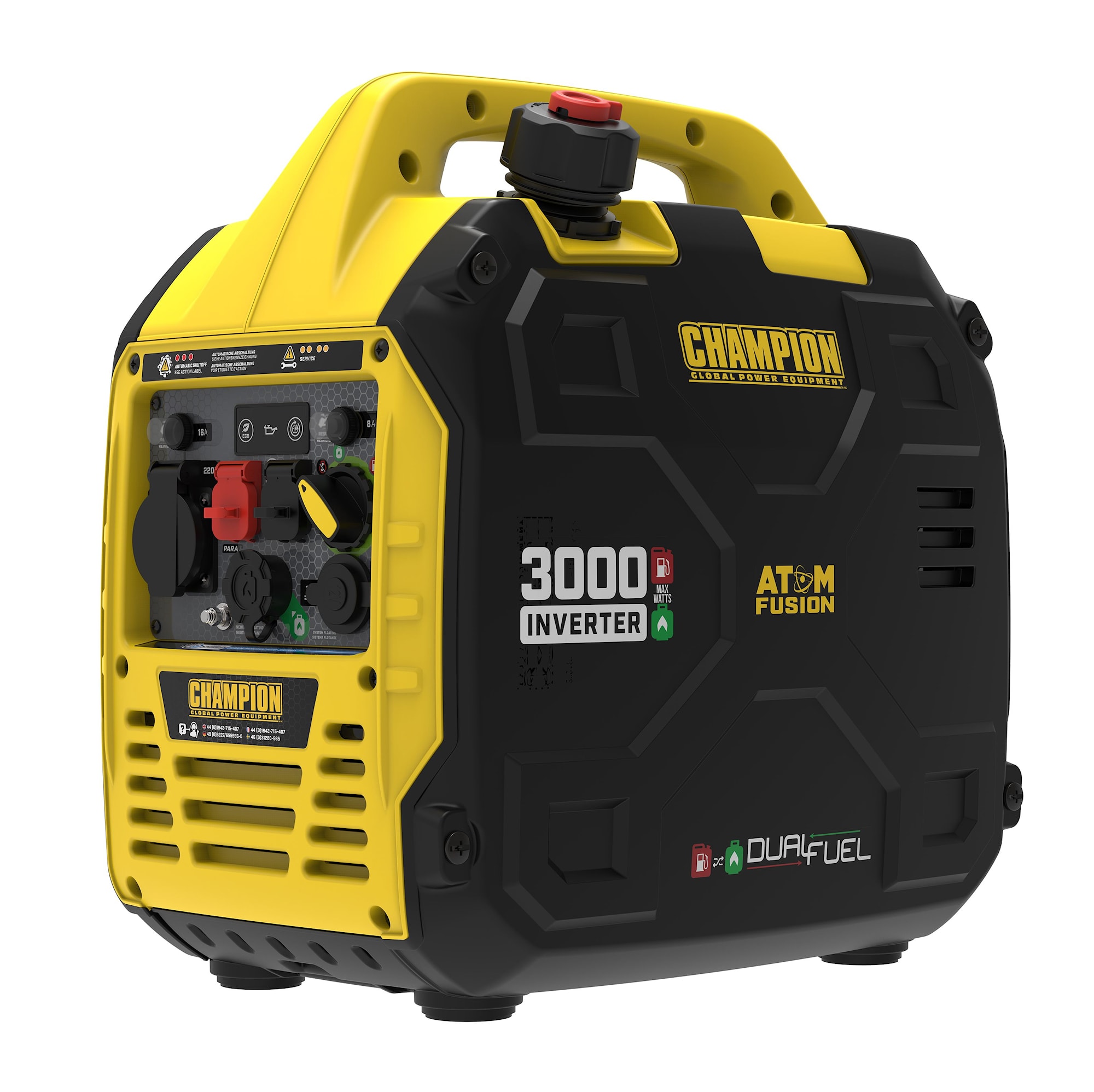 Champion Inverterelverk 3000W The Mighty Fusion, Dual Fuel