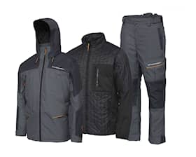Savage Gear Thermo Guard 3-Piece Suit Charcoal Grey Melange L