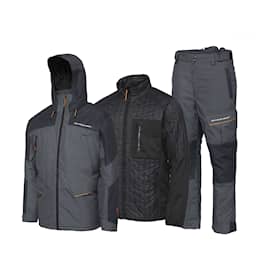 SG Thermo Guard 3-Piece Suit Charcoal Grey Melange S