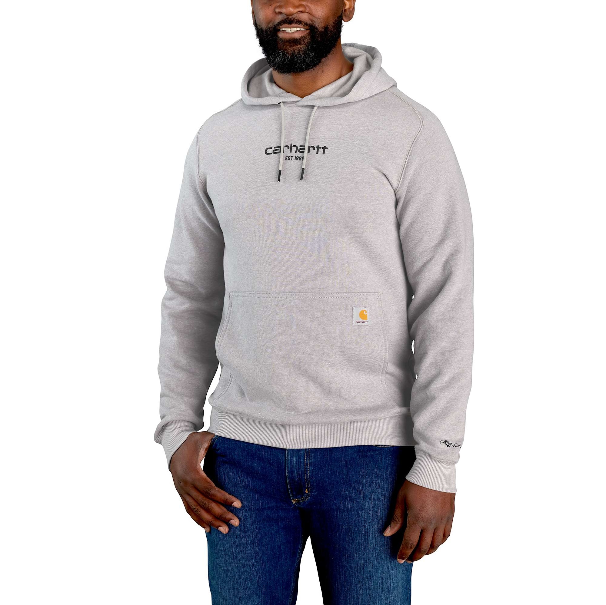 Carhartt Force Graphic Hoodie Herr Asphalt Heather L