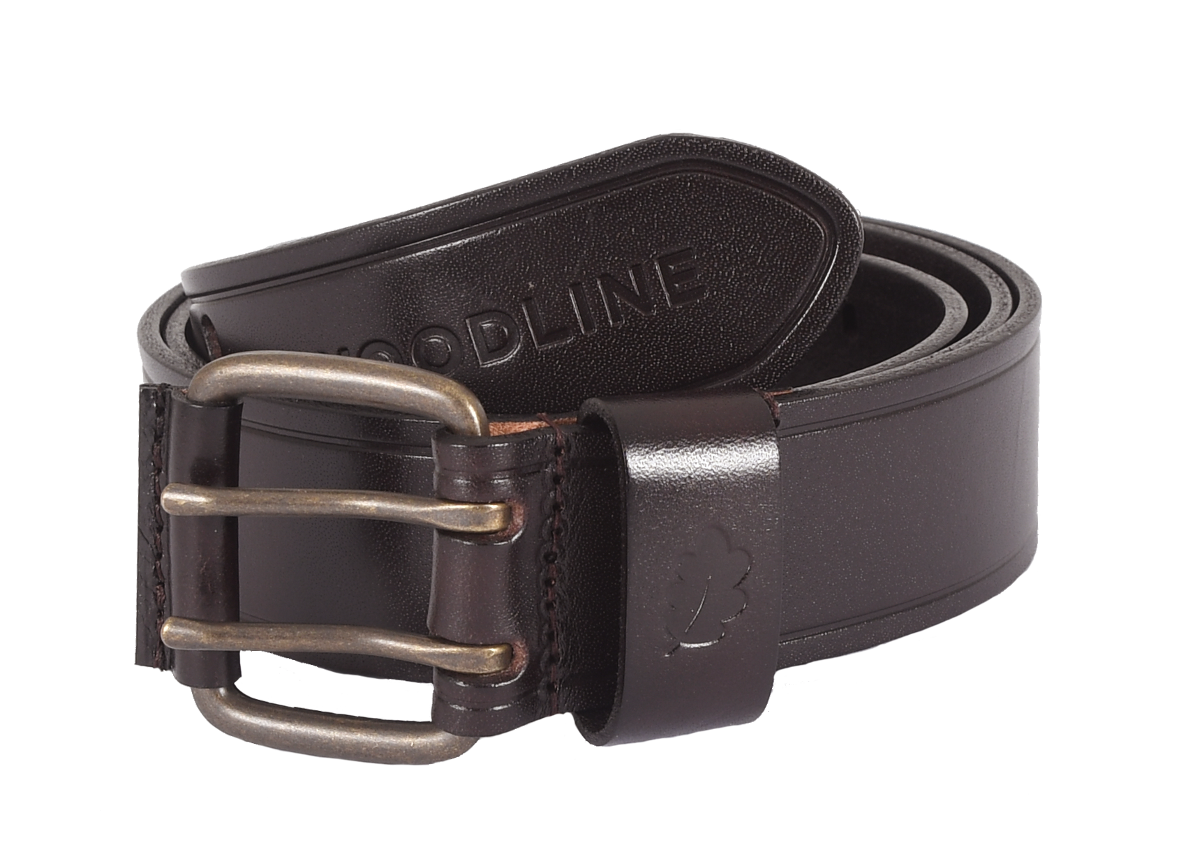 Woodline Läderbälte Brunt 115 cm