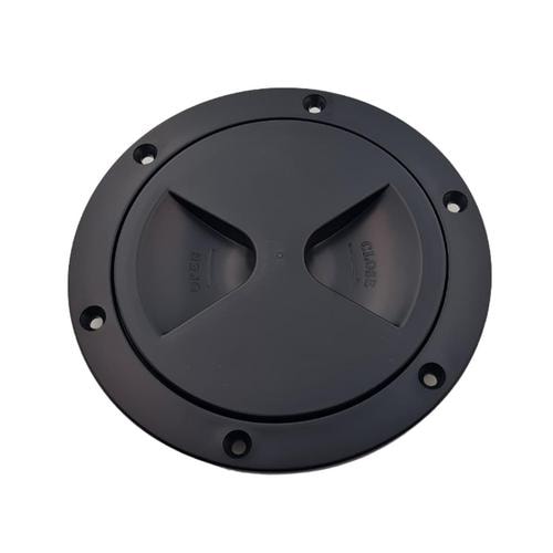 Inspektionslucka Svart 100mm