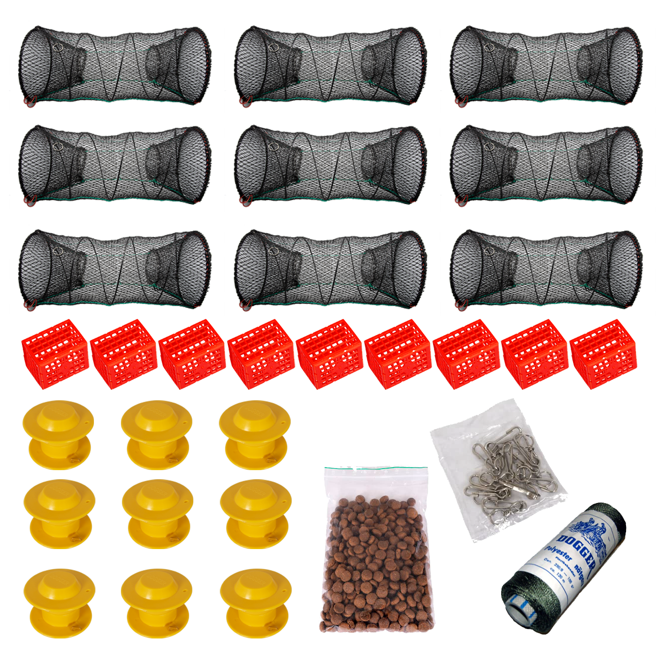 Kräftfiskepaket 9-pack