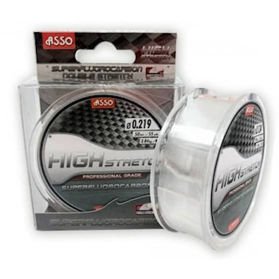 Asso Fluorocarbon High Stretch 0,445 mm Fiskelina