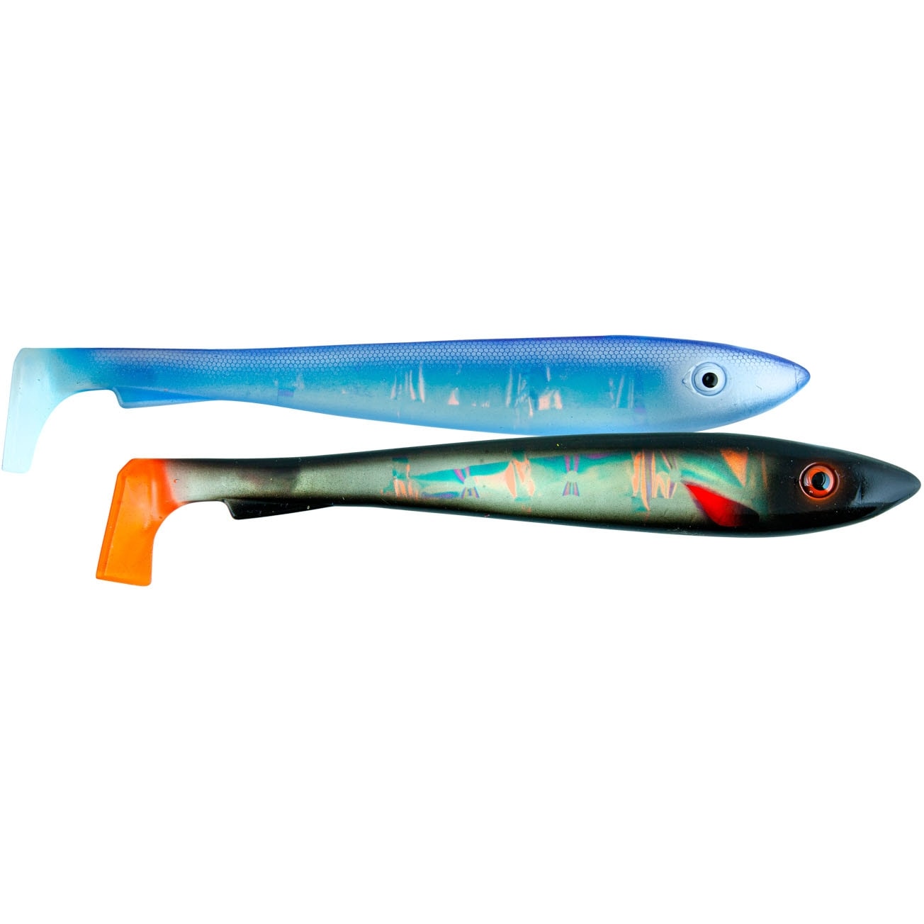 Svartzonker McRubber The Pelagic 29 cm Sober Hot Tail & Blue Silver Flash