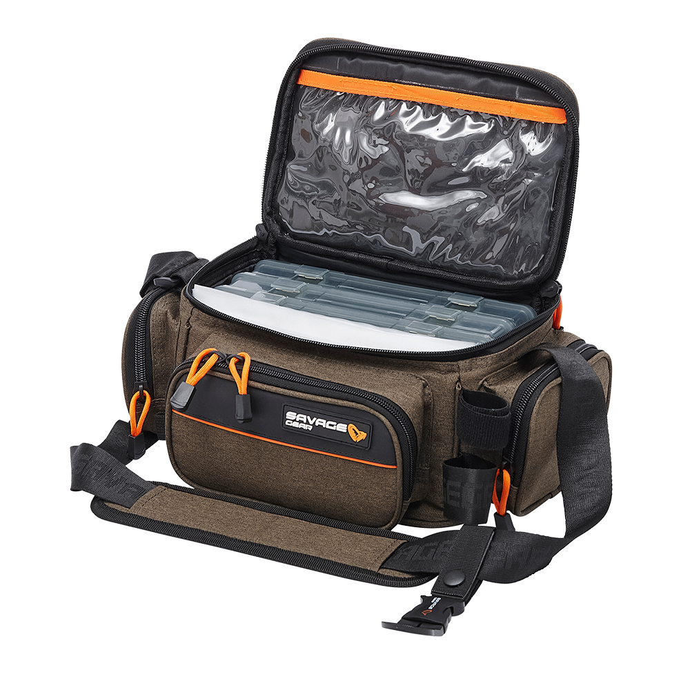 Savage Gear Fiskeväska SG System Box Bag S 3 Boxes 5 Bags 15x36x23
