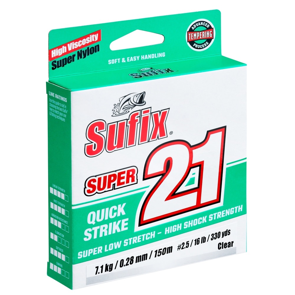 Sufix Super 21 Mono 0,25 mm 150 m Clear -