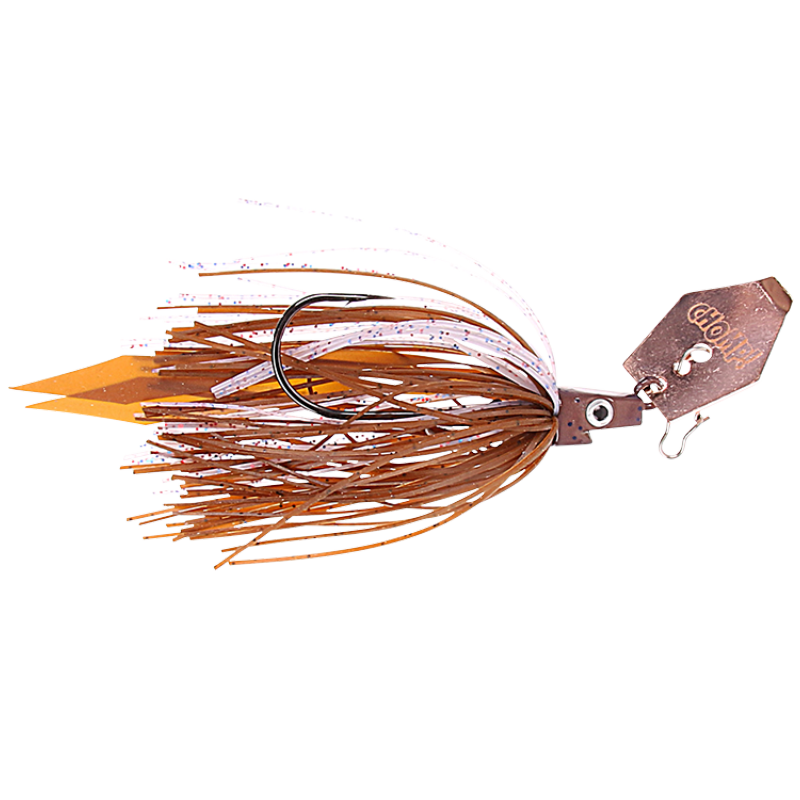 Pig Hula Chatterbait, 21g - Motoroil Pepper -