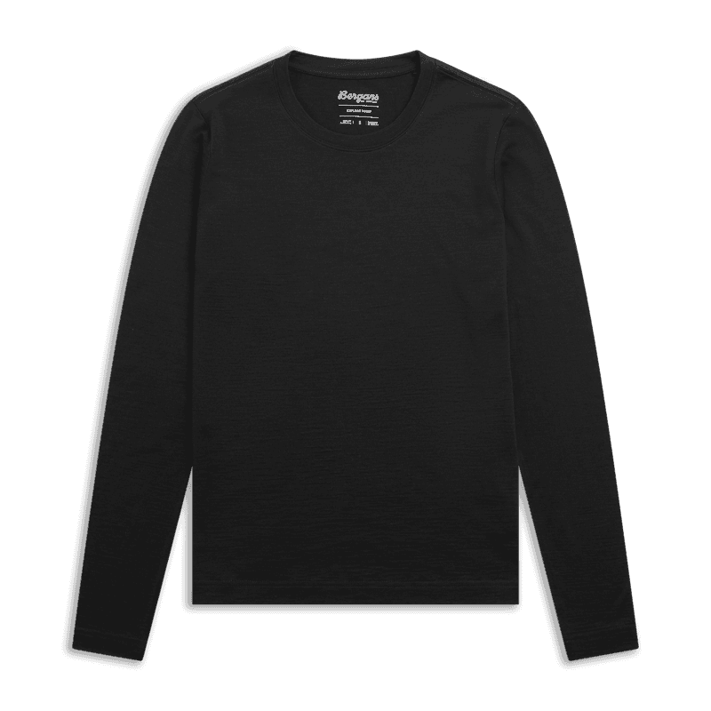 Bergans Merino Long Sleeve Underställströja Dam Dark Shadow Grey XL