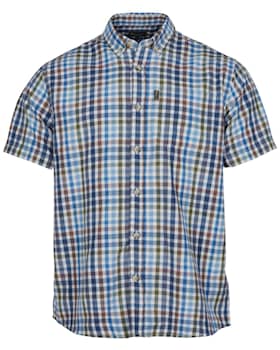Pinewood Sommarskjorta Herr Marin/Vit - XL