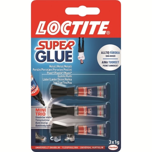 Loctite Snabblim Mini Dose 3X1Gram