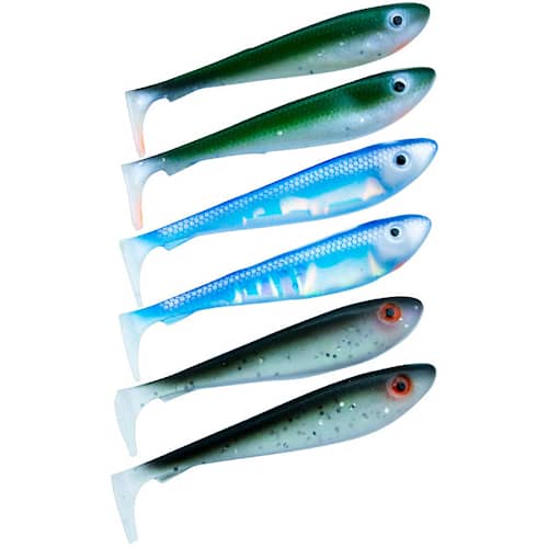 Svartzonker McRubber Shad 9 cm Baitfish 6-pack