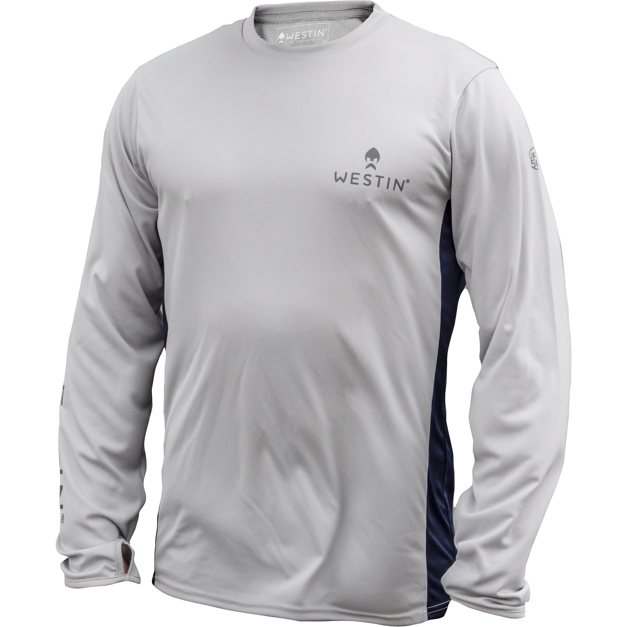 Westin Pro UPF Long Sleeve Grey/Navy Blue XL