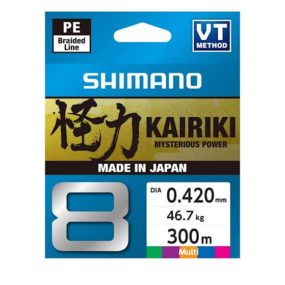 Shimano Line Kairiki 8 300m Multi Colour