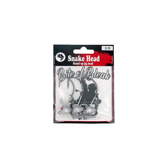 Bite of Bleak Snakehead Standup Jighead 3-pack