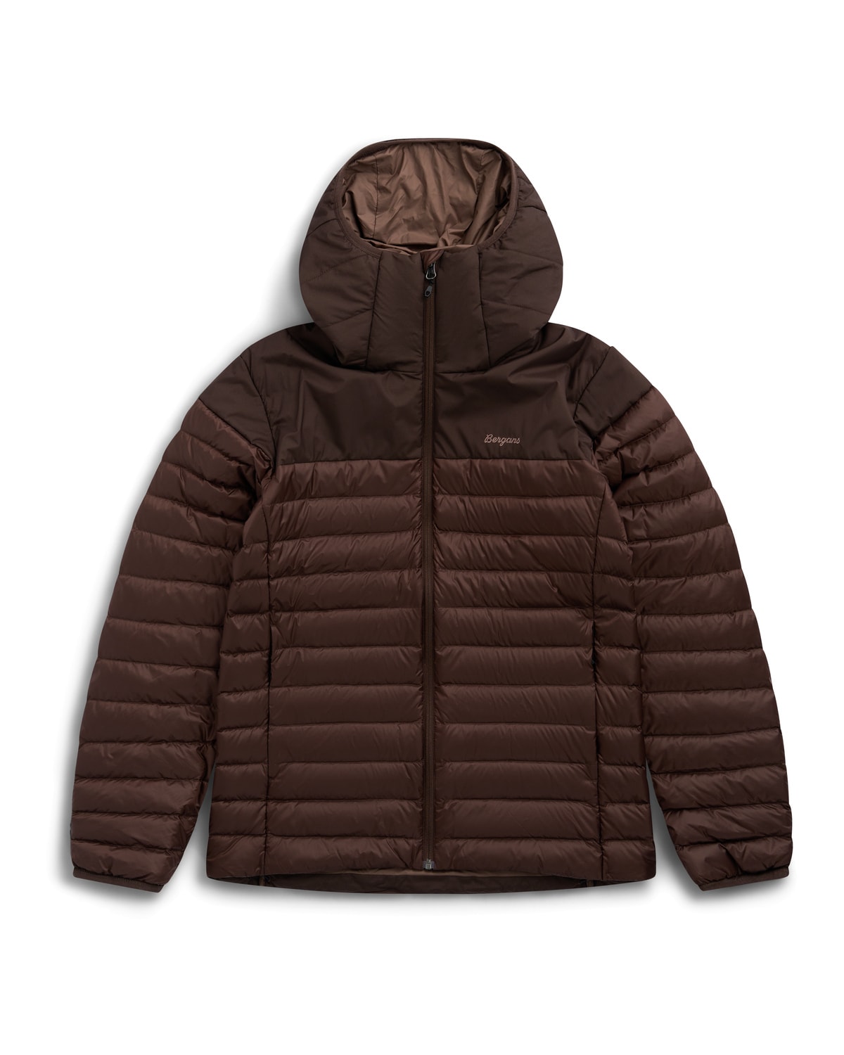 Bergans Lom Light Down Hood Jacka Herr Dark Chocolate