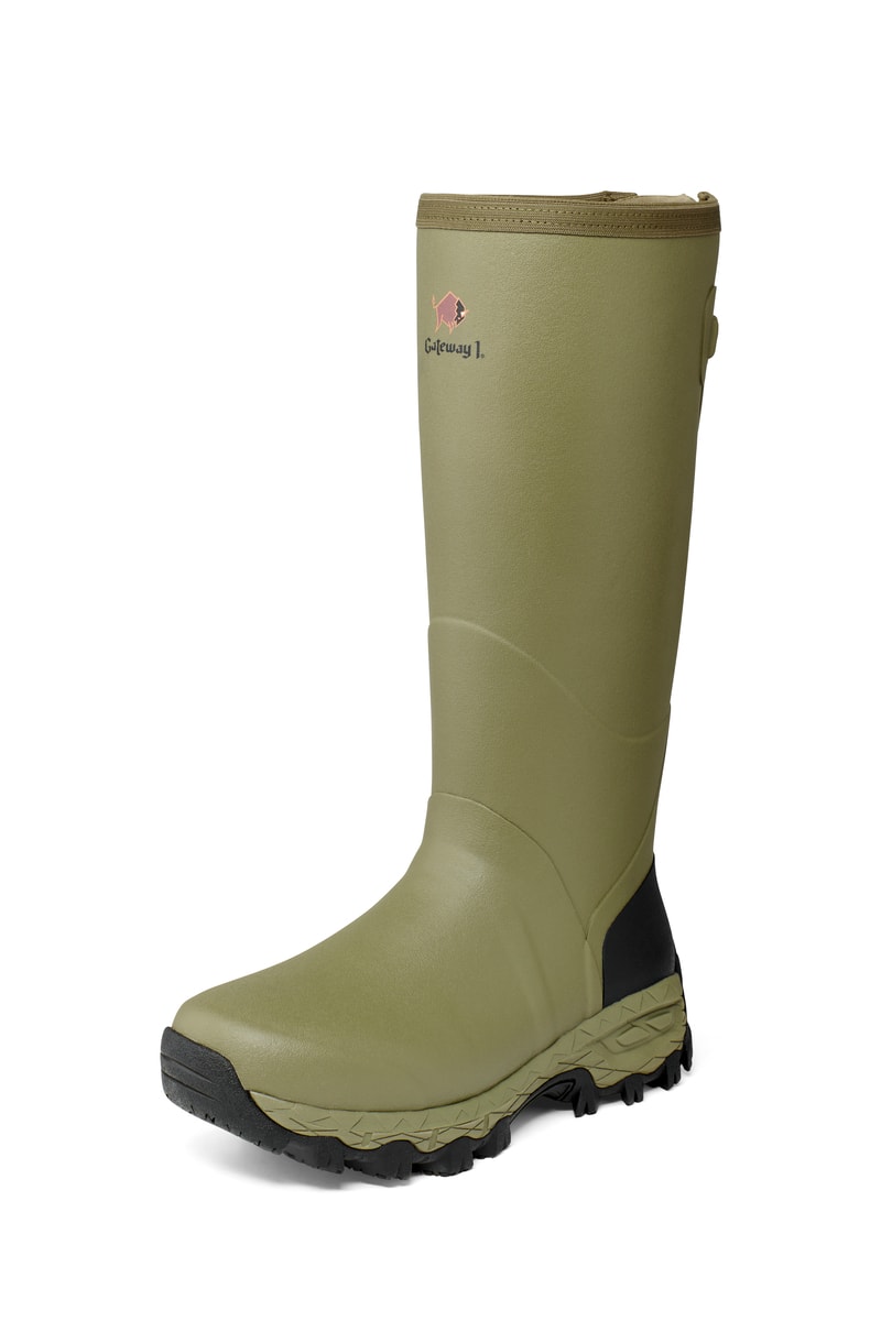 Gateway1 Woodstalker 18" 3mm Gummistövlar Herr Cedar Olive