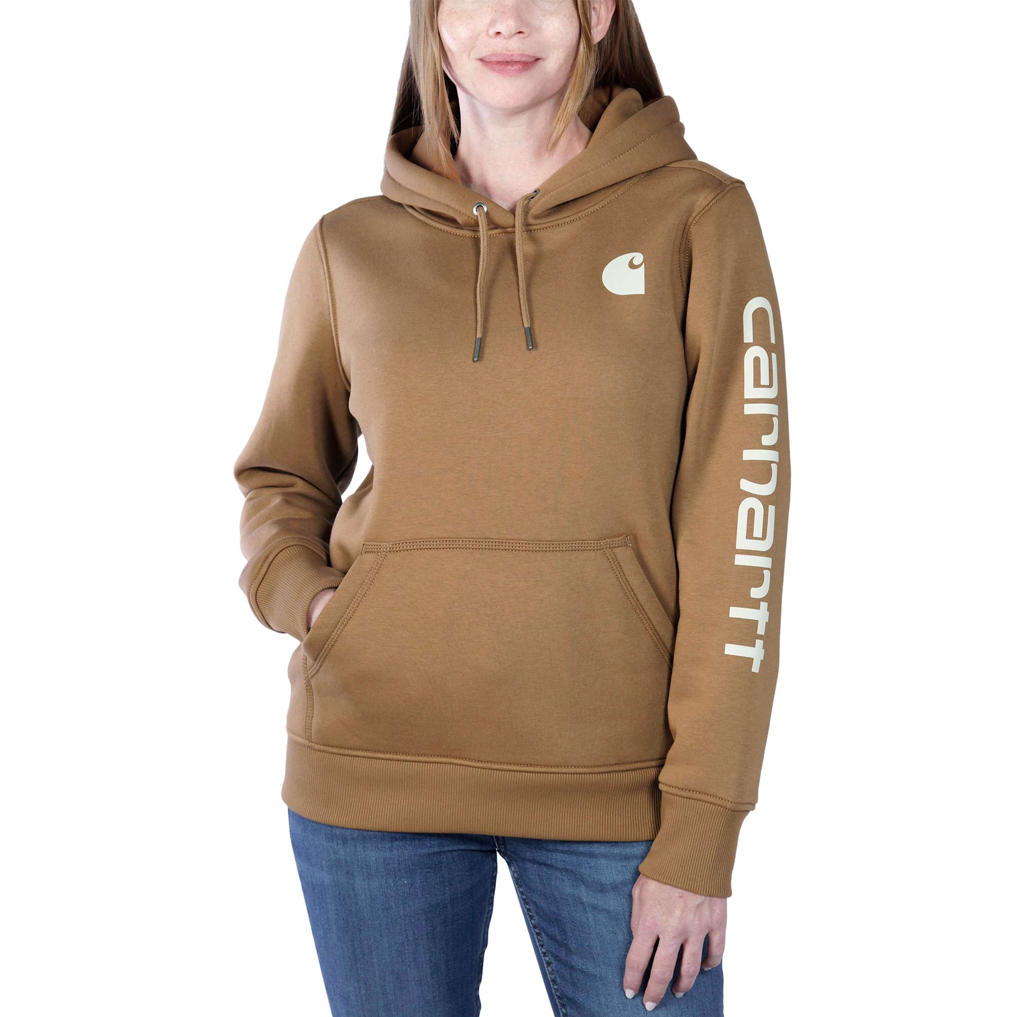 Carhartt Clarksburg Hoodie Dam Carhartt® Brown L