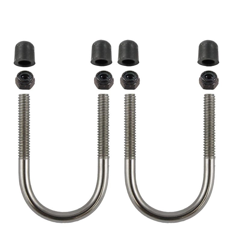 RAM Stainless U-Bolt Hardware Pack 1 1/4" -