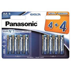 Panasonic Batterier Evolta AA 8-pack