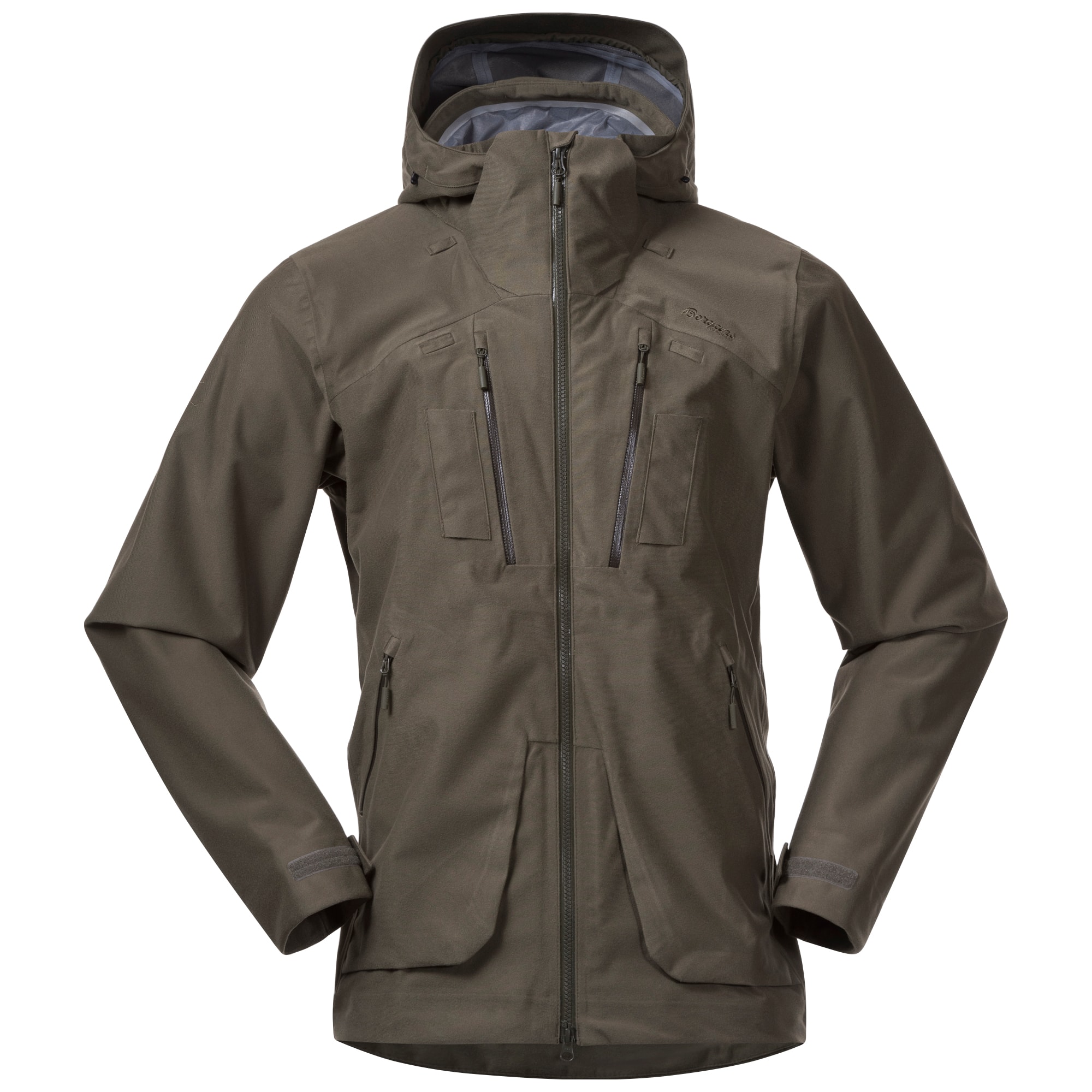 Bergans Hogna 3L Jacka Herr Green Mud XL