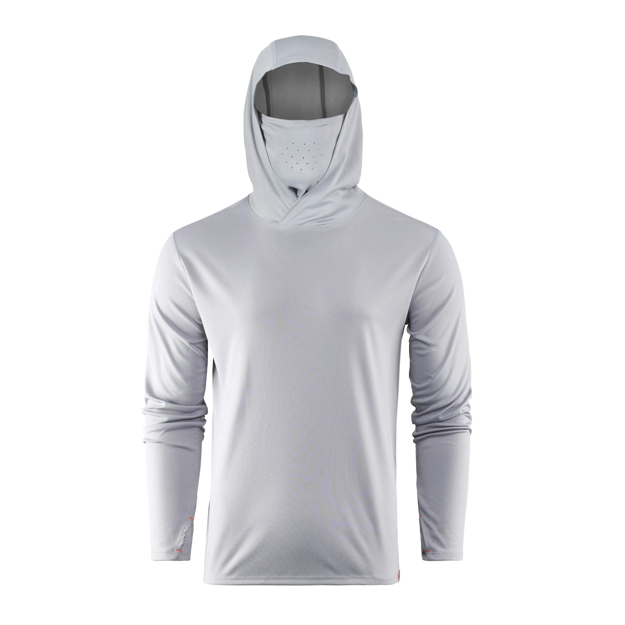 Grundens Tough Sun Masked Hoodie Mist M