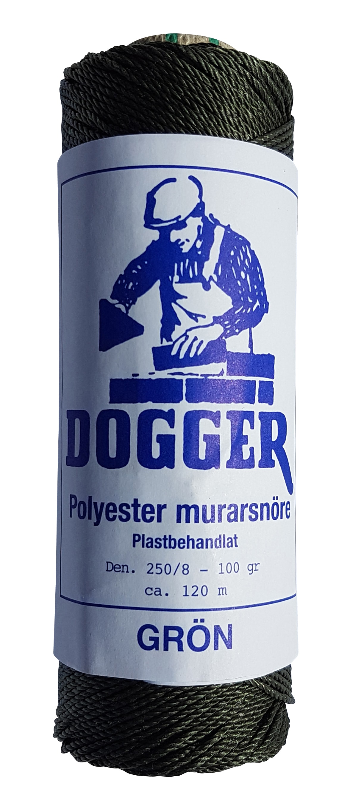 Dogger Polyester 120 m 40 kg Grön