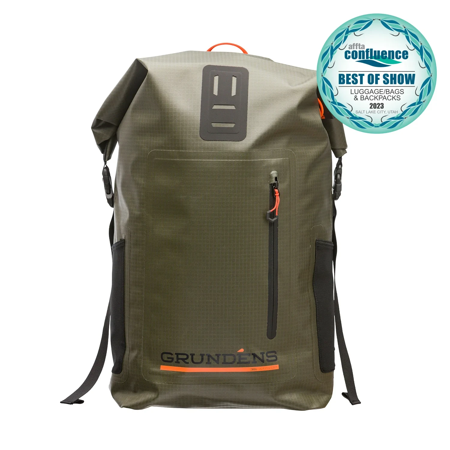 Grundens Wayward Roll Top Ryggsäck 38L Deep Depths -