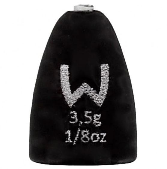 Add-It Tungsten Bullet Weights 14g Matte Black 2-pack