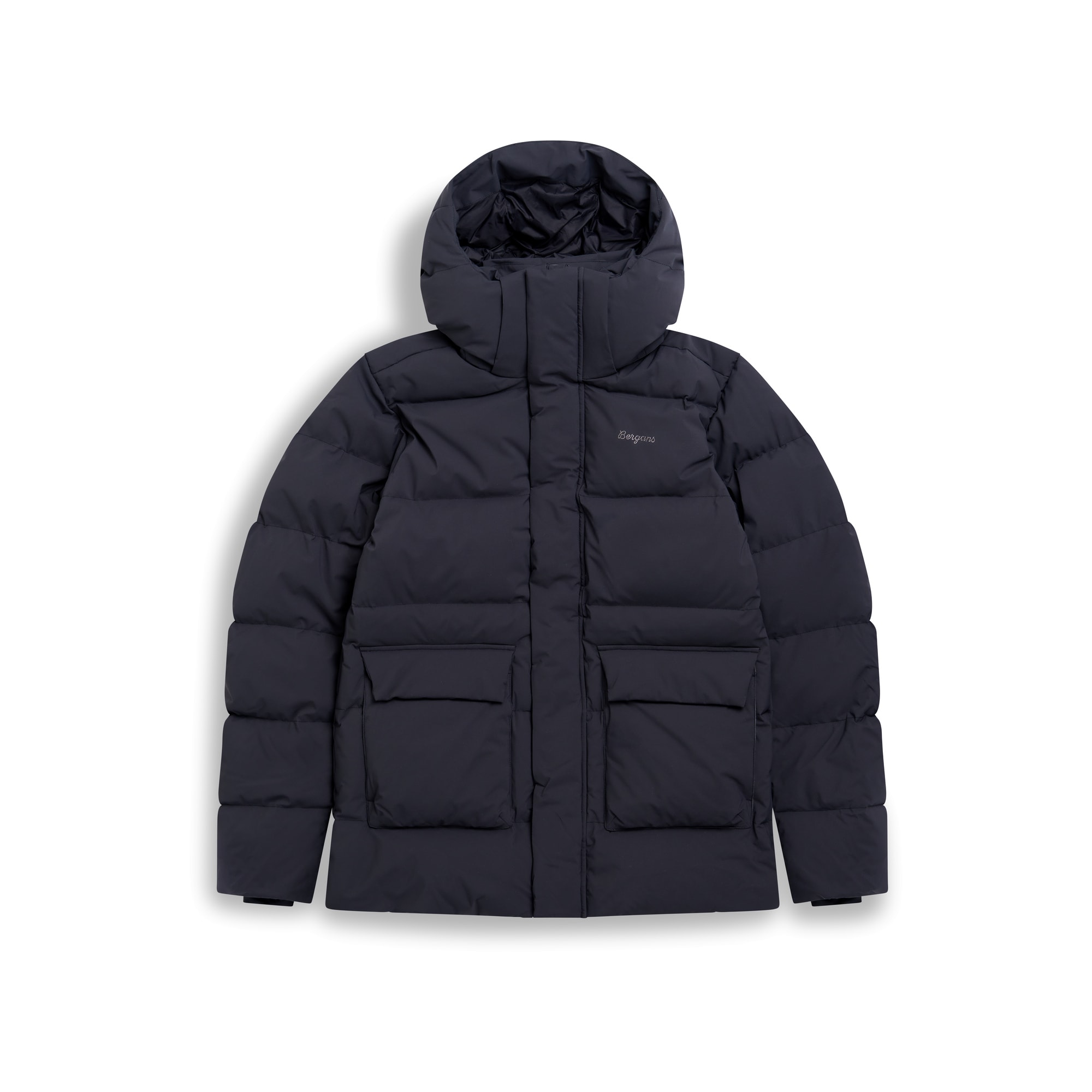 Bergans Dyna Down Hood Jacka Herr Dark Shadow Grey