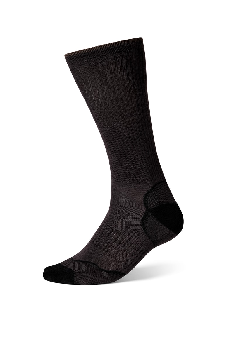 Gateway1 Sportsman Crew Bamboo Socka 3-pack Unisex Dark Brown 46-50