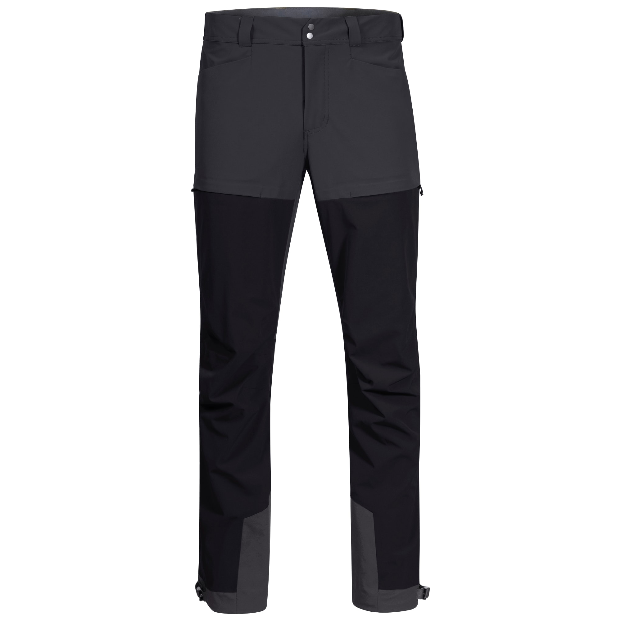 Bergans Bekkely Hybrid Byxor Herr Black / Solid Charcoal XXL