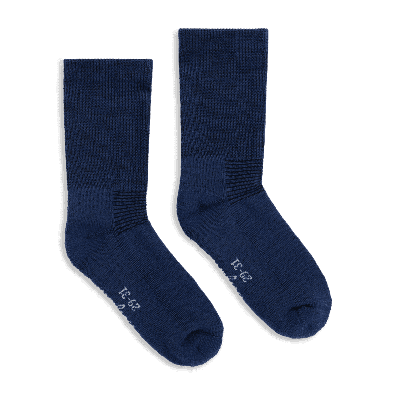 Bergans Essentials Mid Merino Strumpor Barn 3-pack Navy Blue 32-35