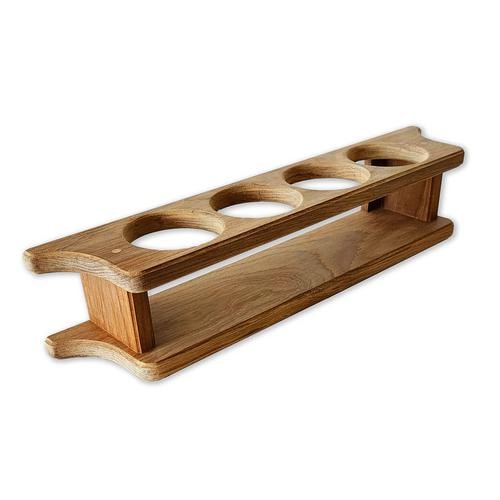 Roca Glashållare för 4 glas Teak