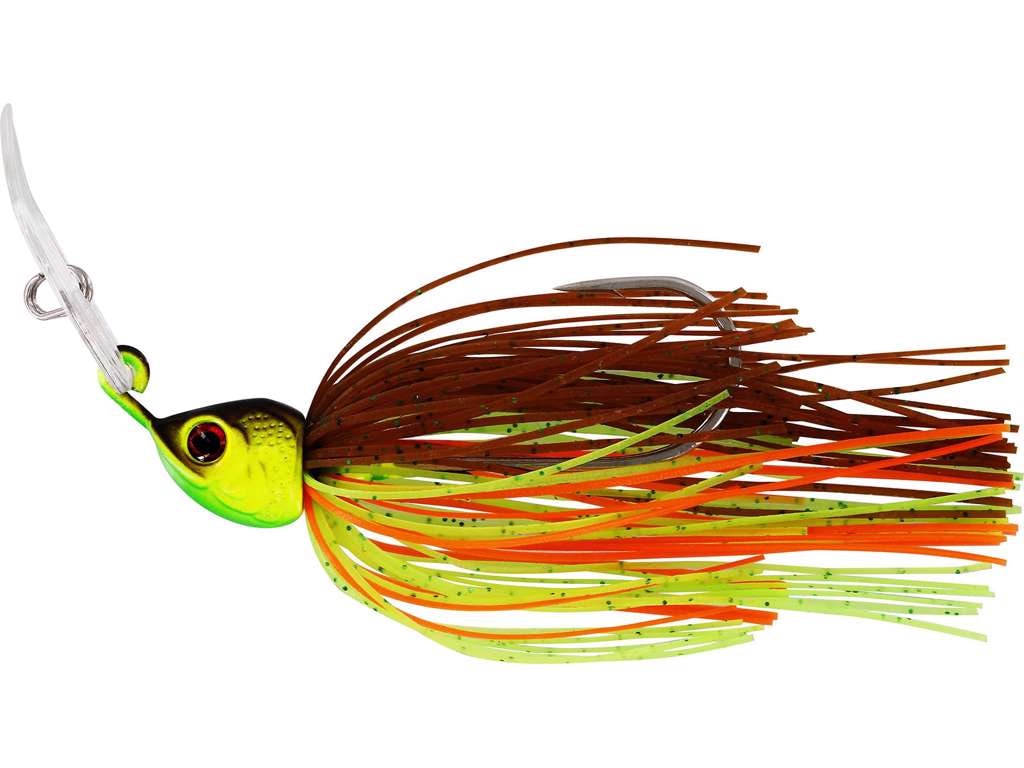 BladeBite Tungsten Bladed Jig 9g Brown Chartreuse