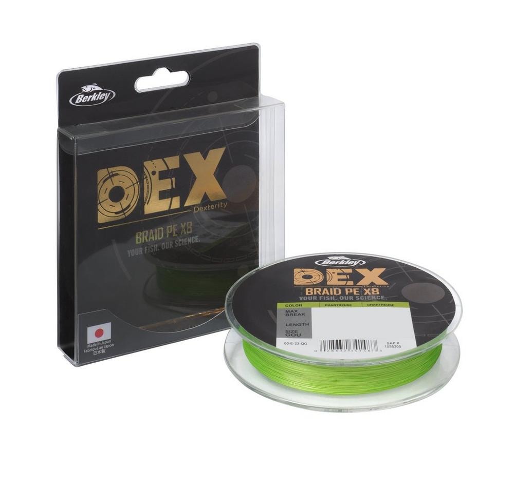 Berkley DEX x8 Chartreuse PE 0.24mm 150m 12.9kg 