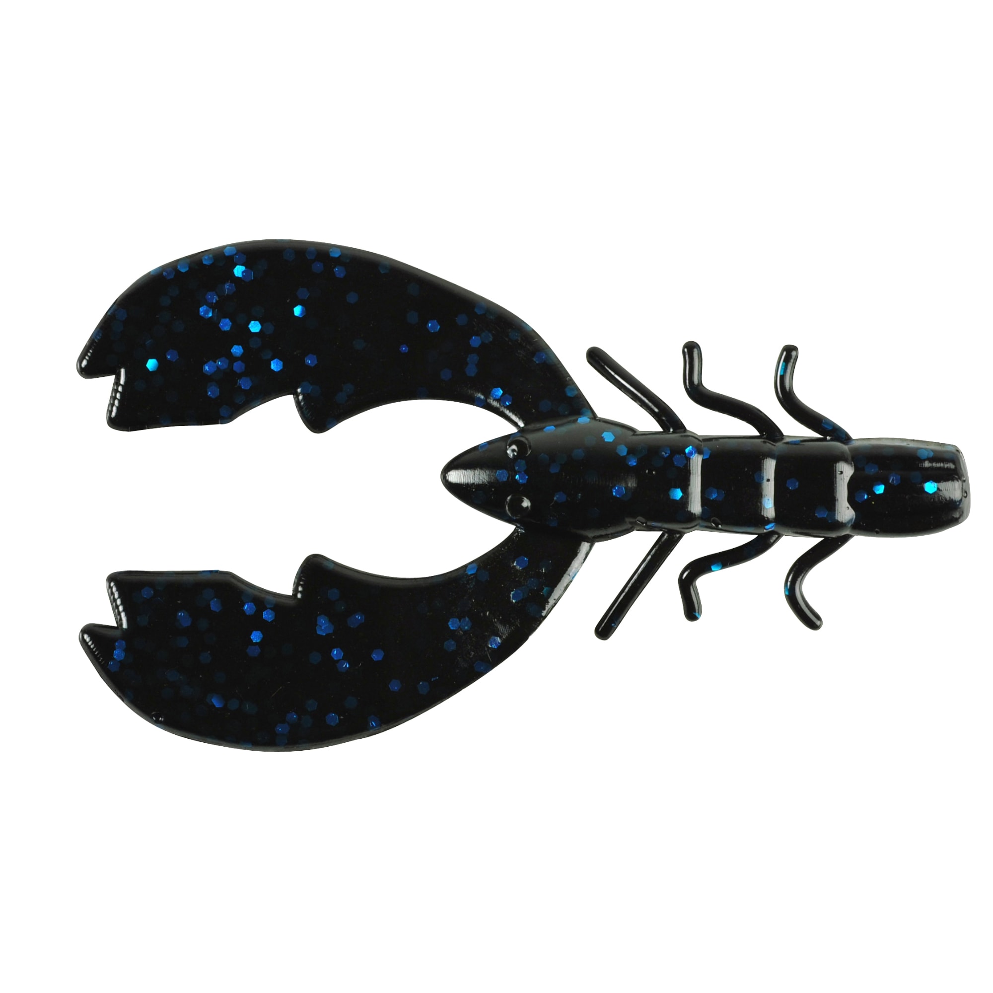 Berkley Chigger Craw 8 cm Black Red Fleck 10-pack