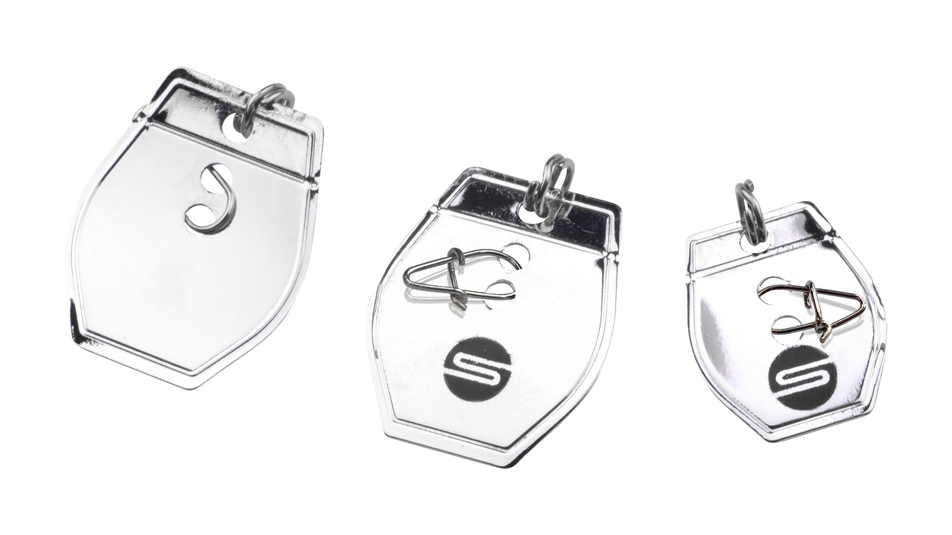 Spro Freestyle Chatter Blades 16 mm Chrome 2-pack