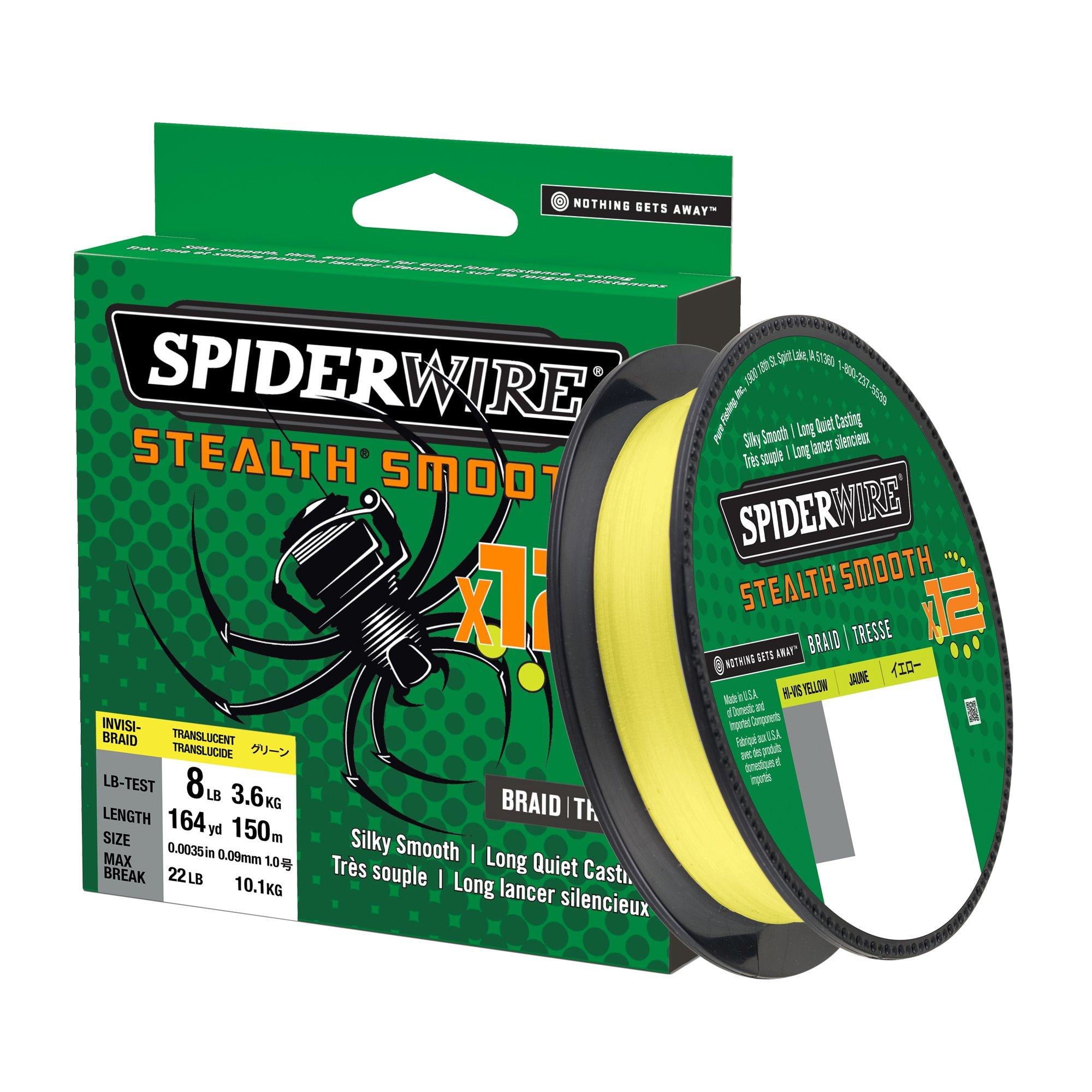 SpiderWire Stealth Smooth 12 0.19mm 150m HiVisYell. -