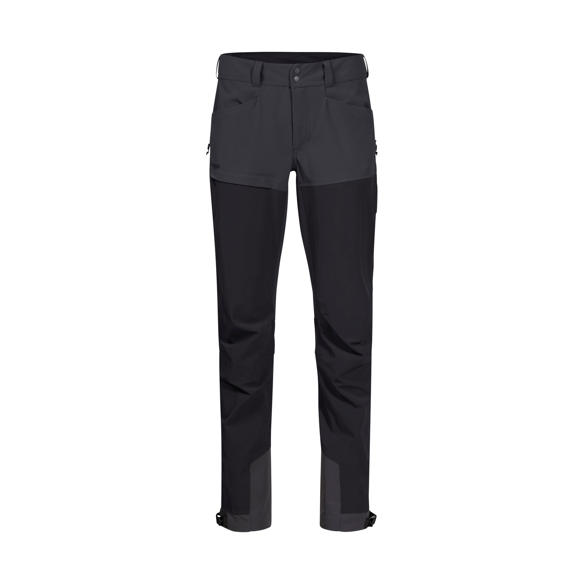 Bergans Bekkely Hybrid Byxor Dam Black/Solid Charcoal