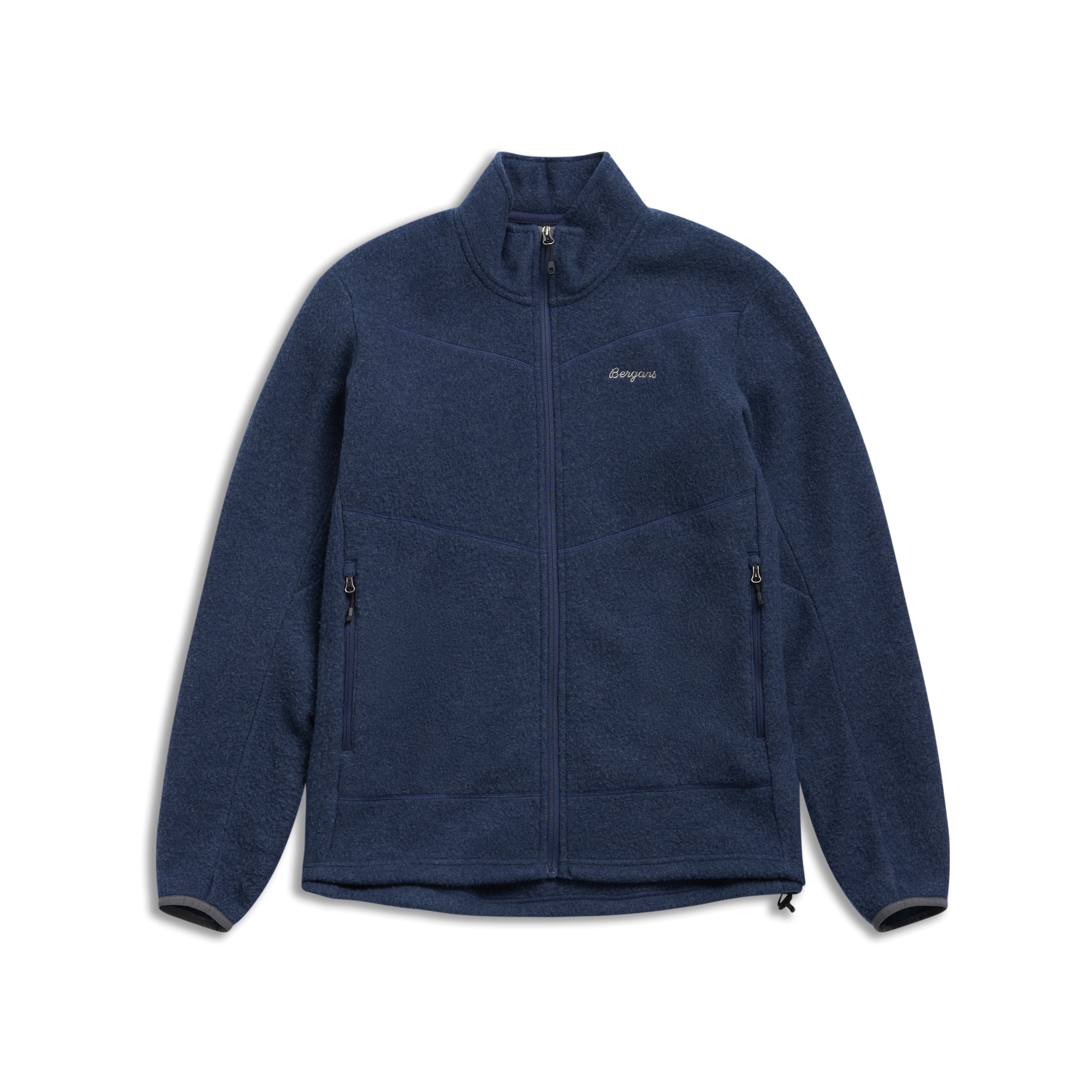 Bergans Rabot Merino Fleece Midlayer Jacka Herr Navy Blue